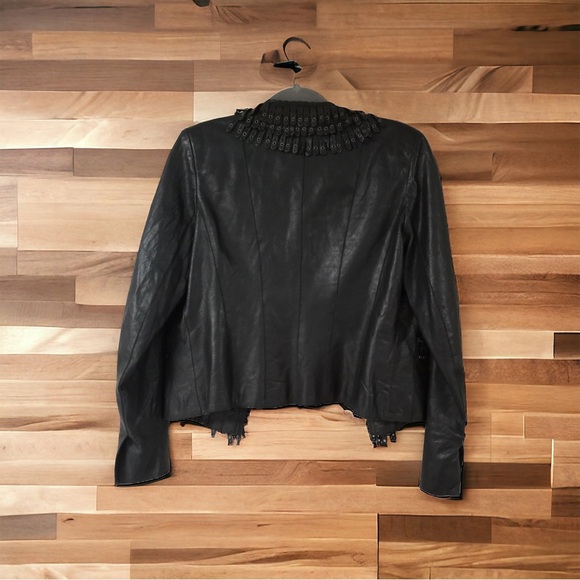 Benedetta Novi Black Fringe Jacket - Picture 2 of 7